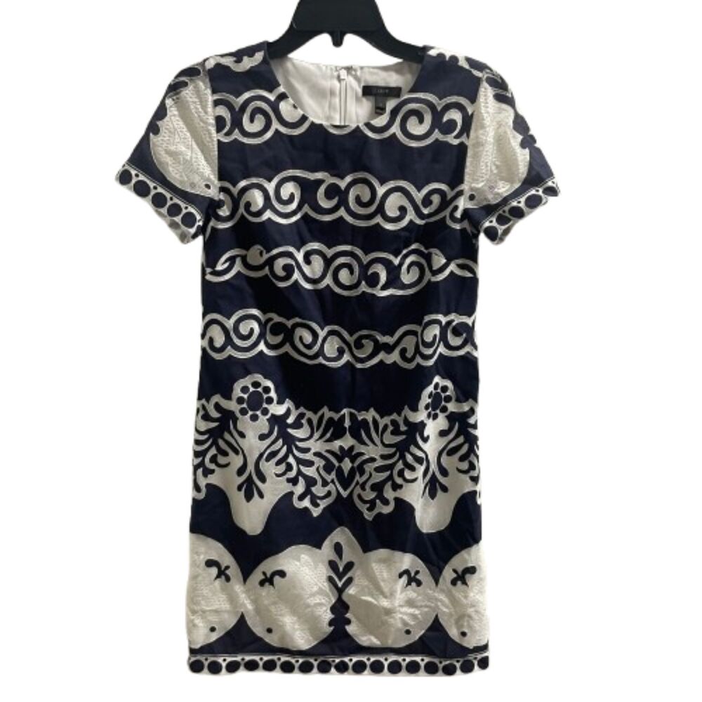 J. Crew Petite Short-sleeve Shift Dress size 2